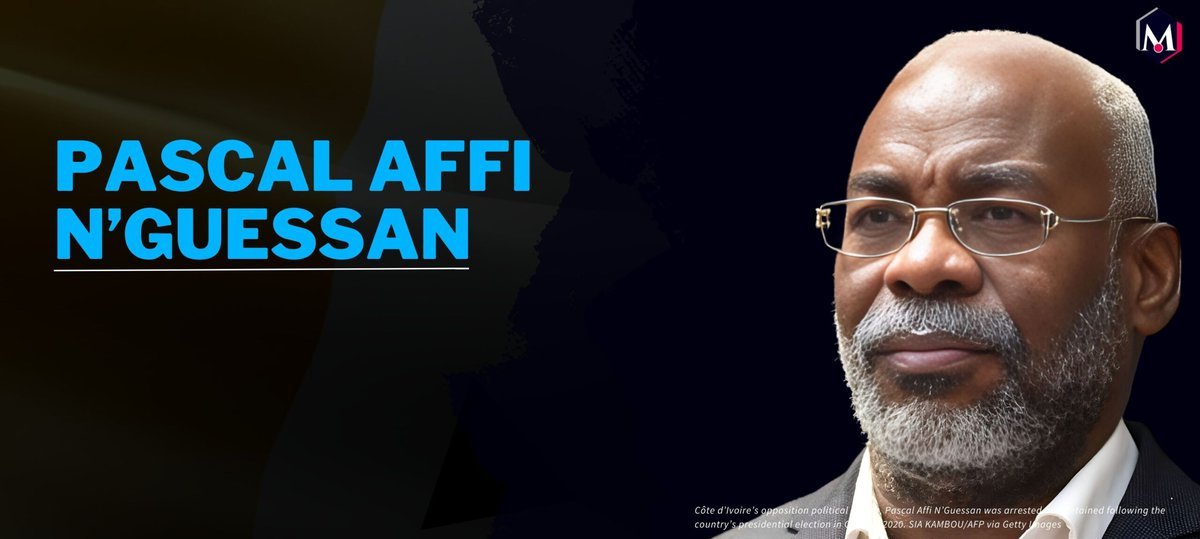 Le leader politique de l’opposition ivoirienne, Pascal Affi N’Guessan, a été arrêté et placé en détention à la suite de l’élection présidentielle d’octobre 2020. SIA KAMBOU/AFP via Getty Images